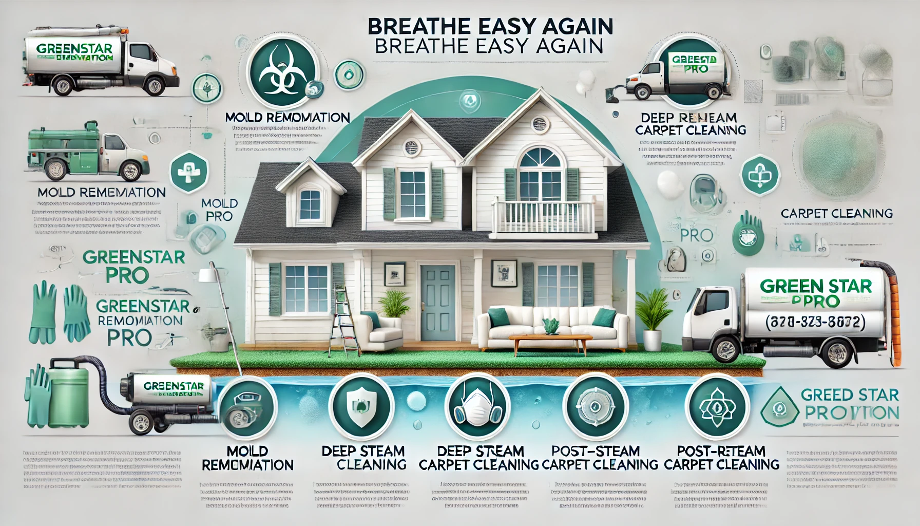 MoldMan Mold Remediation, Mold Inspection ServPro HomePro Service Master